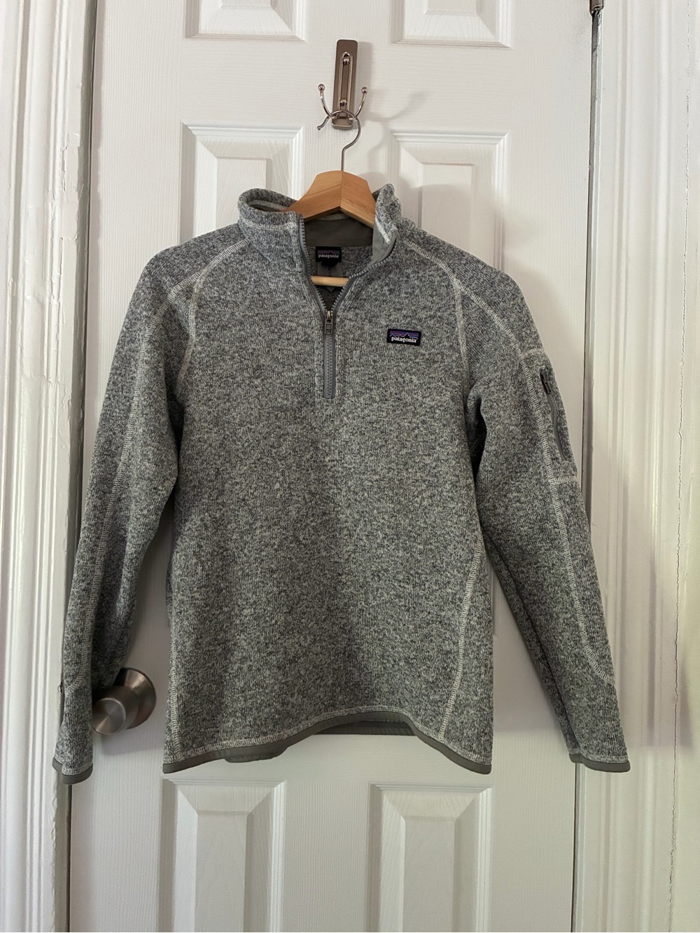Patagonia Gray Half-Zip Fleece Pullover
